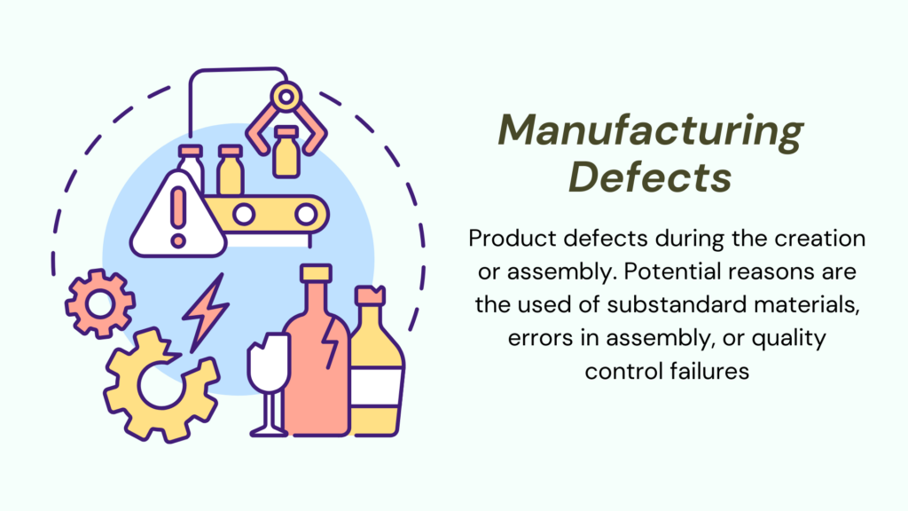 manufacturing defects infographic