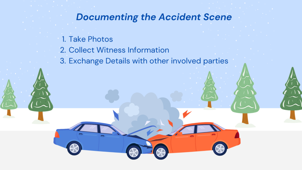 Documenting Accident scene infographic