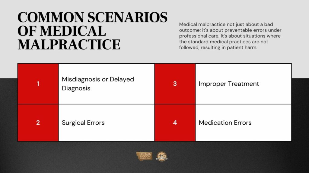 Common Scenarios of Medical Malpractice List