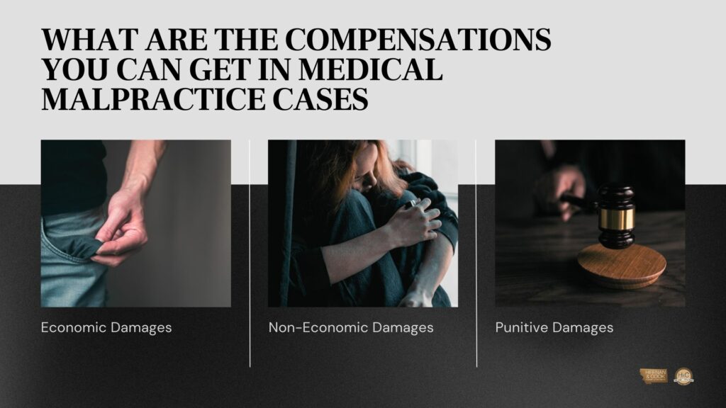 Types of compensations you can get for medical malpractice cases